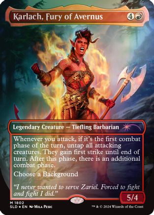 Karlach, Fury of Avernus (Rainbow Foil) (SLD-1802)