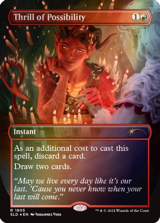 Thrill of Possibility (Rainbow Foil) (SLD-1805)