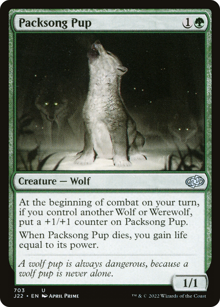 Packsong Pup (J22-703)