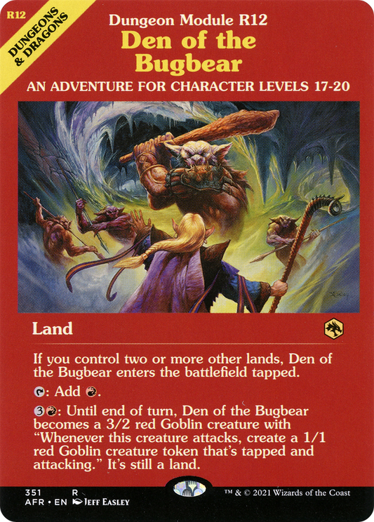 Den of the Bugbear (AFR-351) (Showcase)