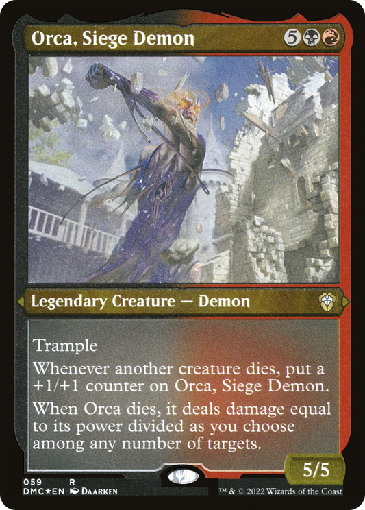 Orca, Siege Demon (DMC-059) (Etched Foil)