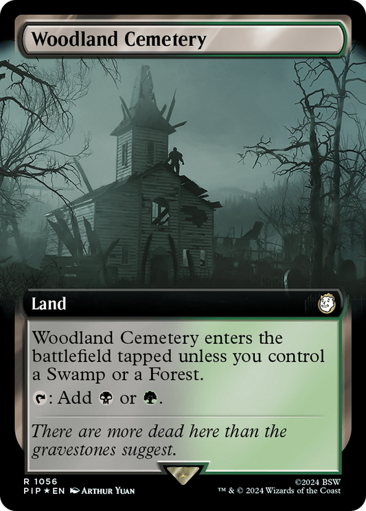 Woodland Cemetery (PIP-1056) (Extended Art) (Surge Foil)