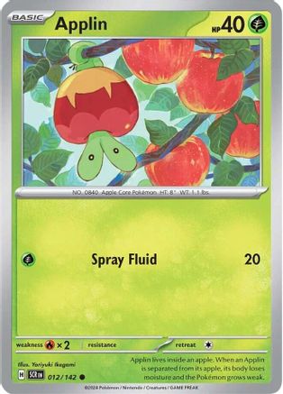 Applin (SCR-012) (Reverse Holofoil)