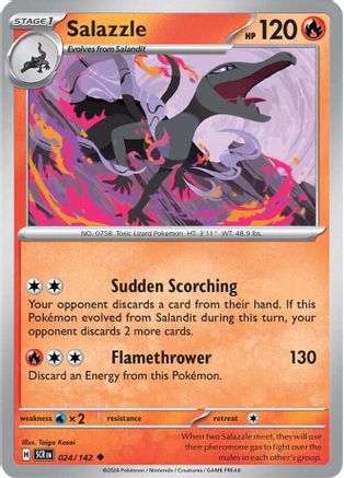 Salazzle (SCR-024) (Reverse Holofoil)