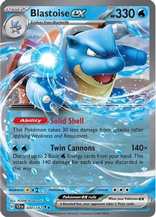 Blastoise ex (SCR-030) (Holofoil)