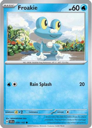 Froakie (SCR-039) (Reverse Holofoil)