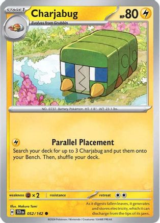 Charjabug (SCR-052) (Reverse Holofoil)