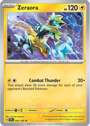 Zeraora (SCR-055) (Holofoil)