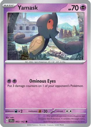 Yamask (SCR-062) (Reverse Holofoil)