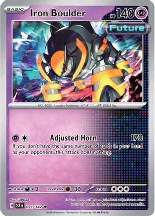 Iron Boulder (SCR-071) (Holofoil)