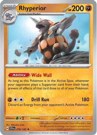 Rhyperior (SCR-076) (Reverse Holofoil)