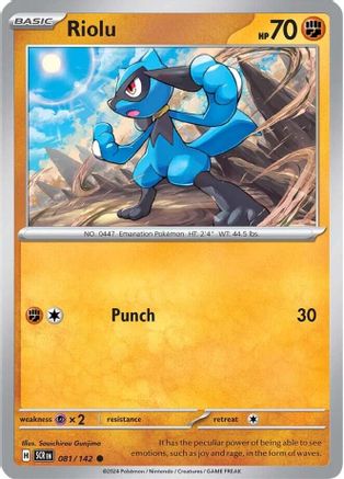 Riolu (SCR-081) (Reverse Holofoil)