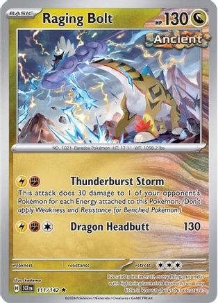 Raging Bolt (SCR-111) (Reverse Holofoil)