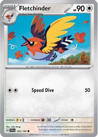 Fletchinder (SCR-122) (Reverse Holofoil)