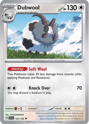 Dubwool (SCR-125) (Reverse Holofoil)