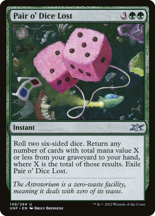 Pair o' Dice Lost (UNF-149) (Foil)