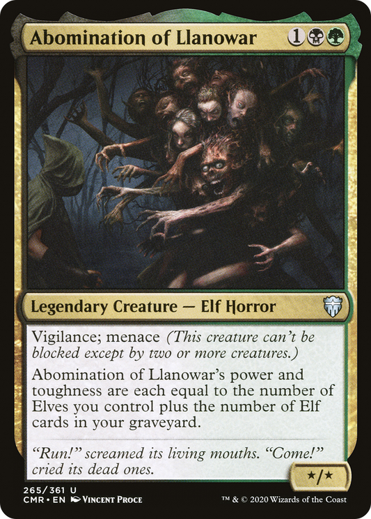 Abomination of Llanowar (CMR-265)