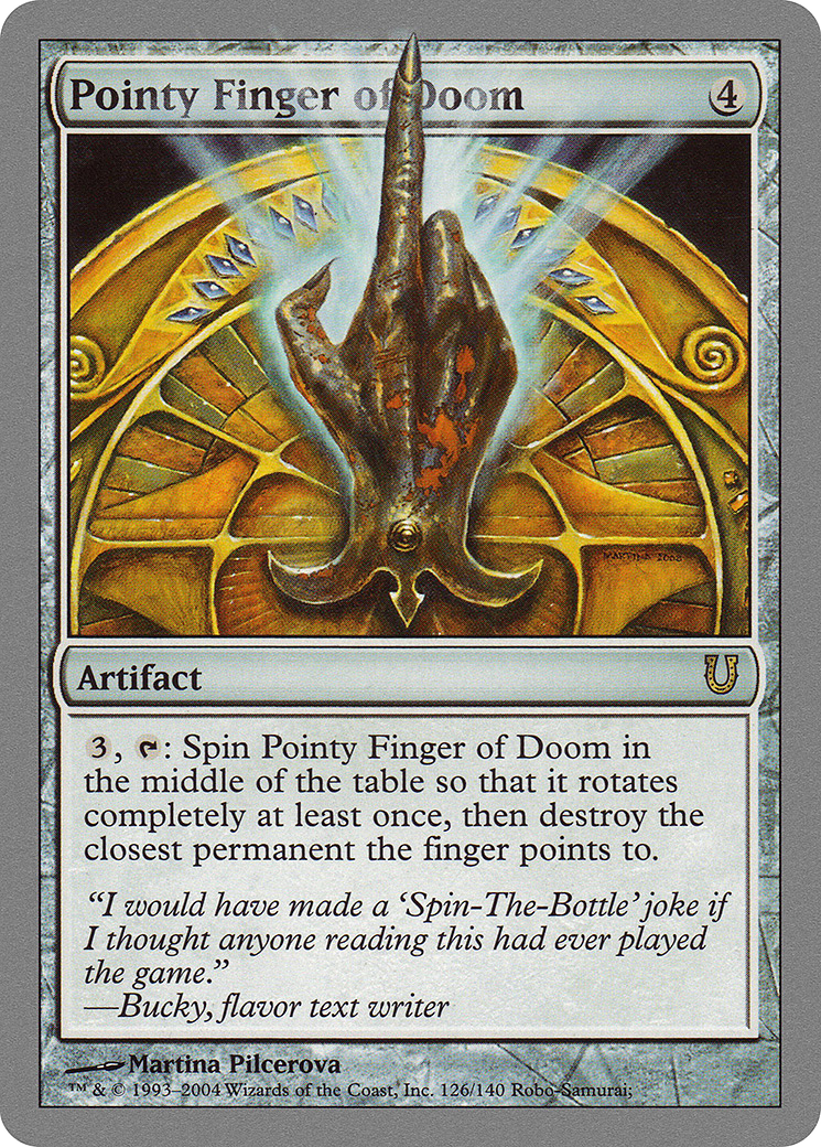 Pointy Finger of Doom (UNH-126) (Foil)