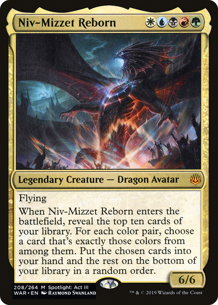 Niv-Mizzet Reborn (WAR-208) (Foil)