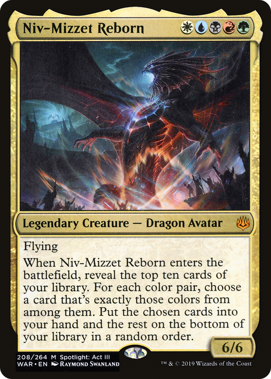 Niv-Mizzet Reborn (WAR-208) (Foil)
