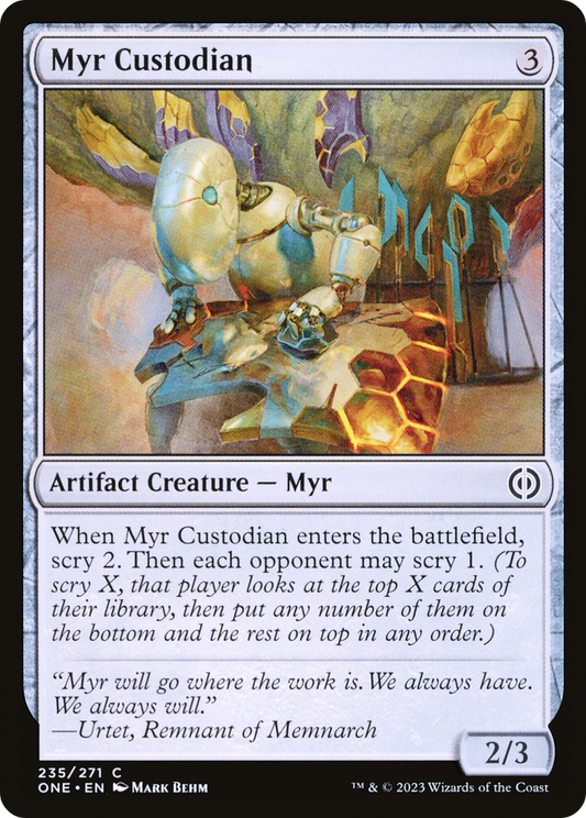 Myr Custodian (ONE-235) (Foil)