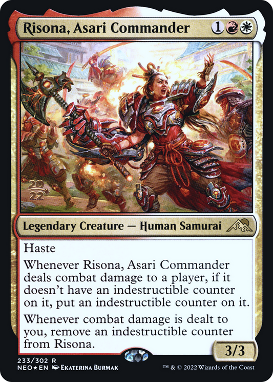 Risona, Asari Commander (PRE-233S) (Foil)