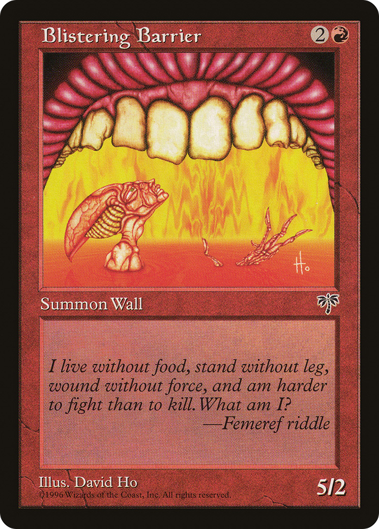 Blistering Barrier (MIR-159)