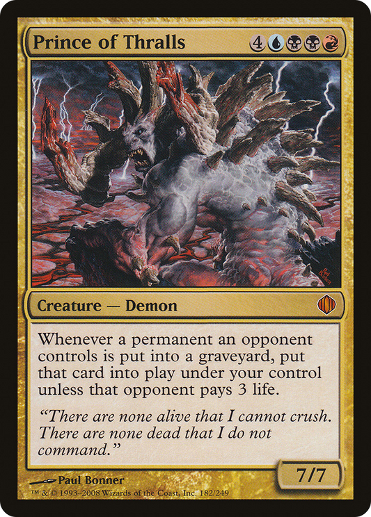 Prince of Thralls (ALA-182) (Foil)