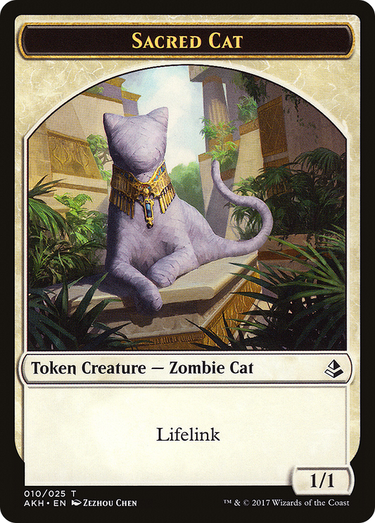 Sacred Cat Token (AKH-010)