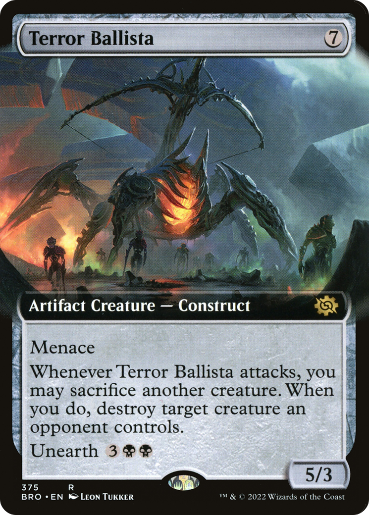 Terror Ballista (BRO-375) (Extended Art) (Foil)