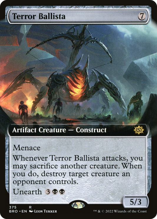 Terror Ballista (BRO-375) (Extended Art) (Foil)