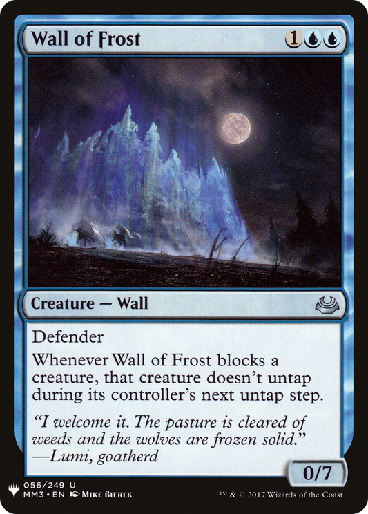 Wall of Frost (LIST-MM3-56)