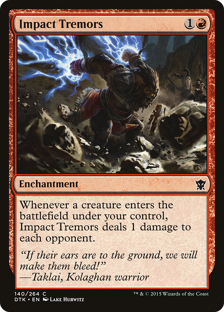 Impact Tremors (DTK-140) (Foil)