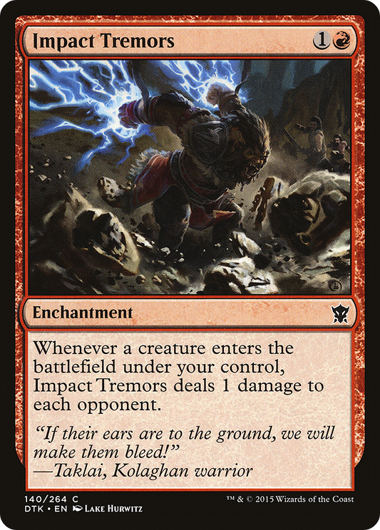 Impact Tremors (DTK-140) (Foil)