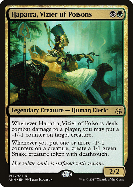 Hapatra, Vizier of Poisons (AKH-199) (Foil)