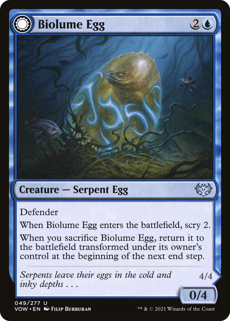 Biolume Egg // Biolume Serpent (VOW-049) (Foil)