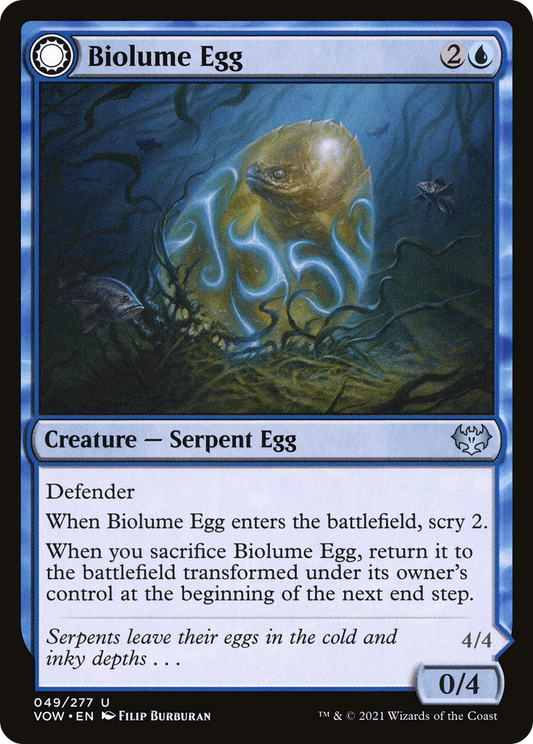 Biolume Egg // Biolume Serpent (VOW-049) (Foil)