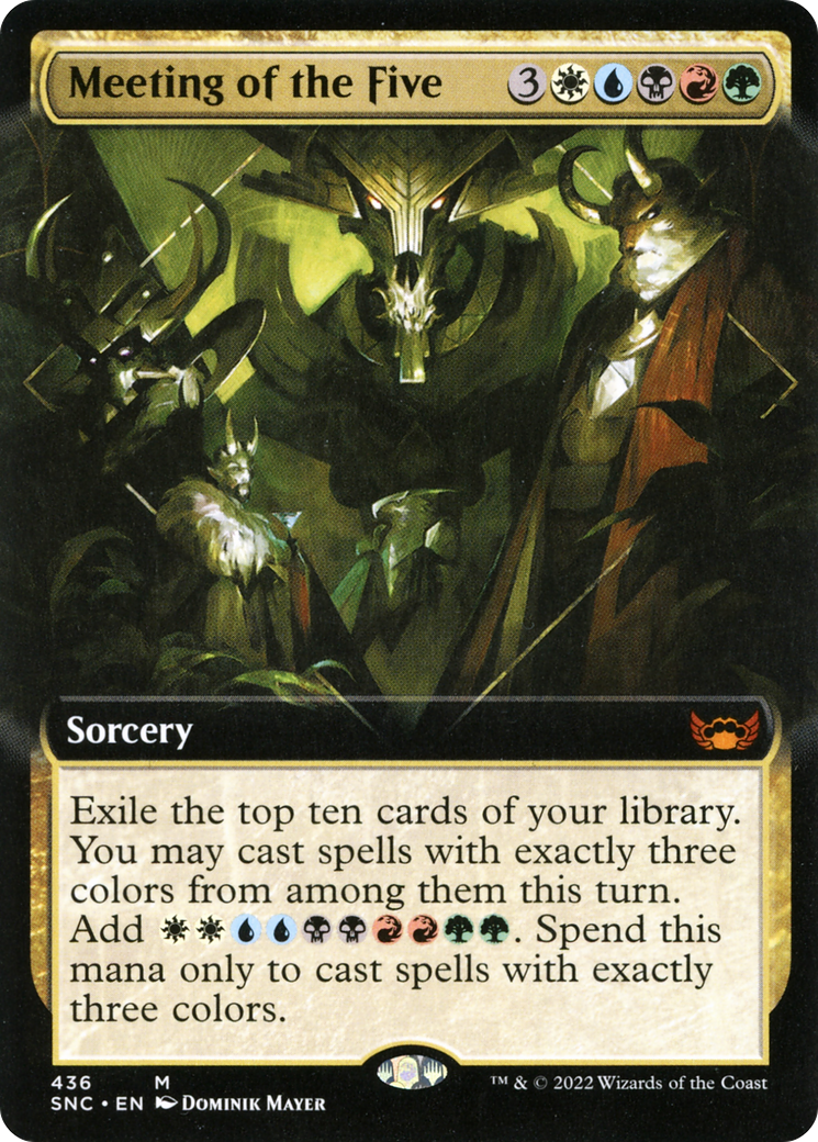 Meeting of the Five (SNC-436) (Extended Art) (Foil)