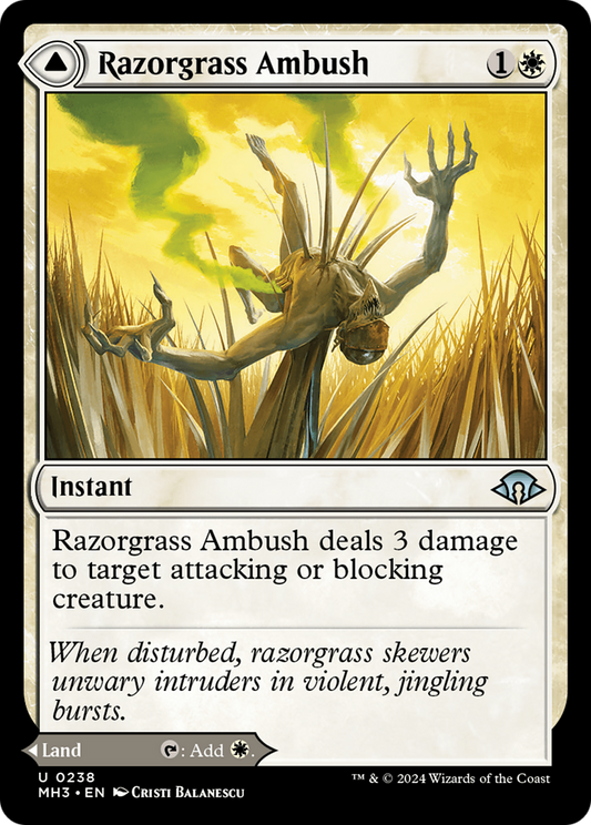 Razorgrass Ambush // Razorgrass Field (MH3-238)