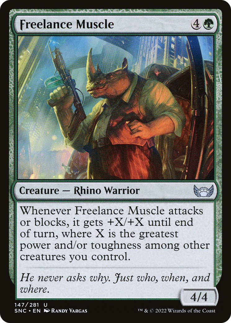 Freelance Muscle (SNC-147) (Foil)