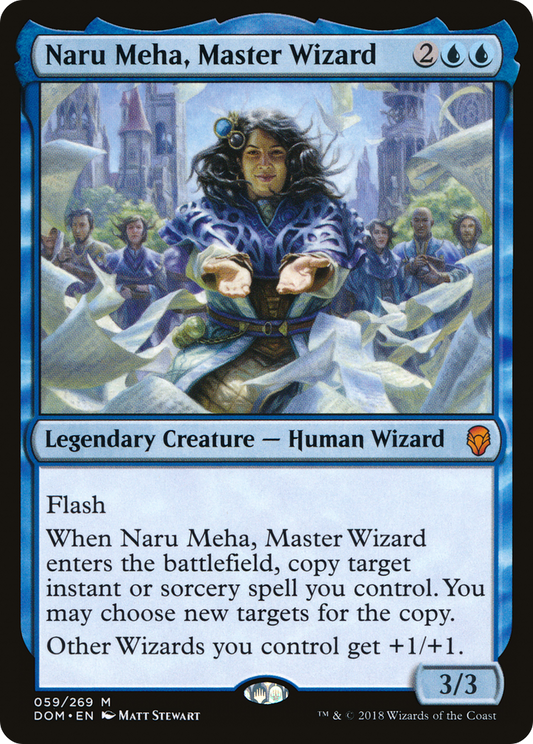 Naru Meha, Master Wizard (DOM-059) (Foil)