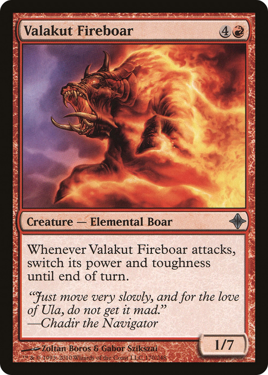 Valakut Fireboar (ROE-170) (Foil)