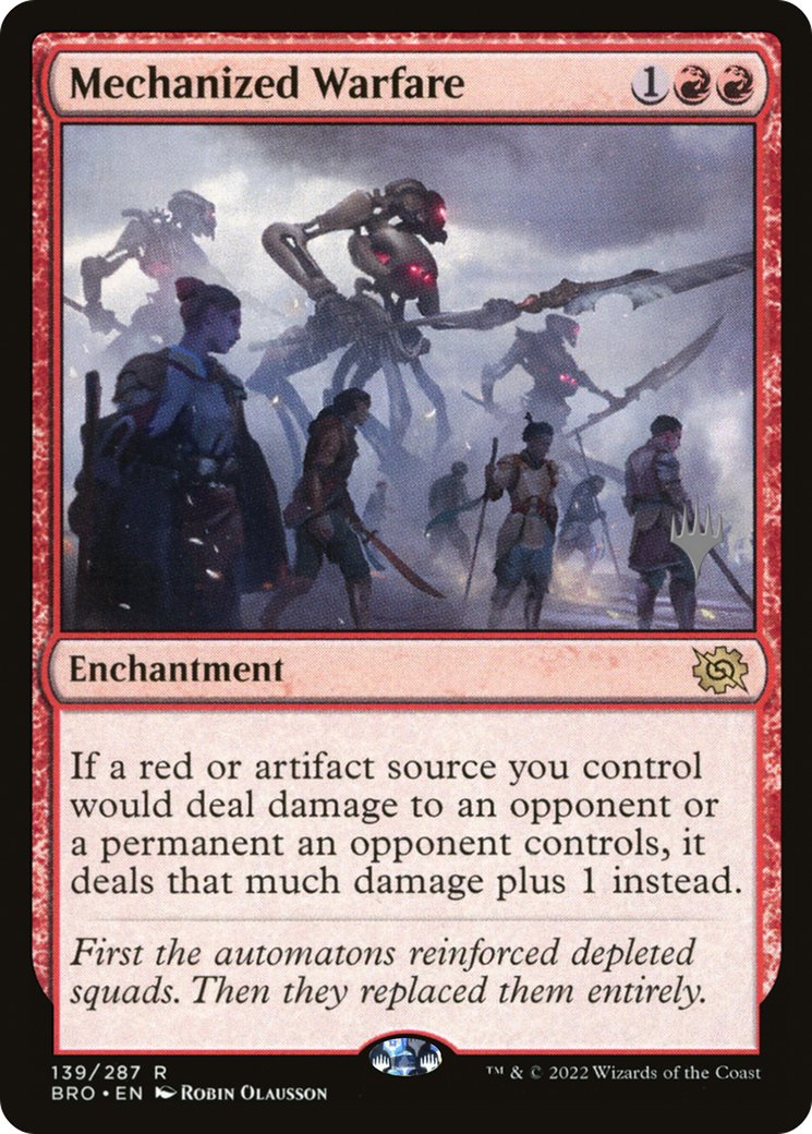 Mechanized Warfare (PPBRO-139P) (Foil)