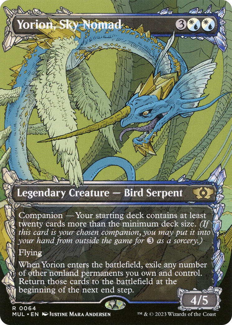 Yorion, Sky Nomad (MUL-064) (Showcase) (Borderless) (Foil)