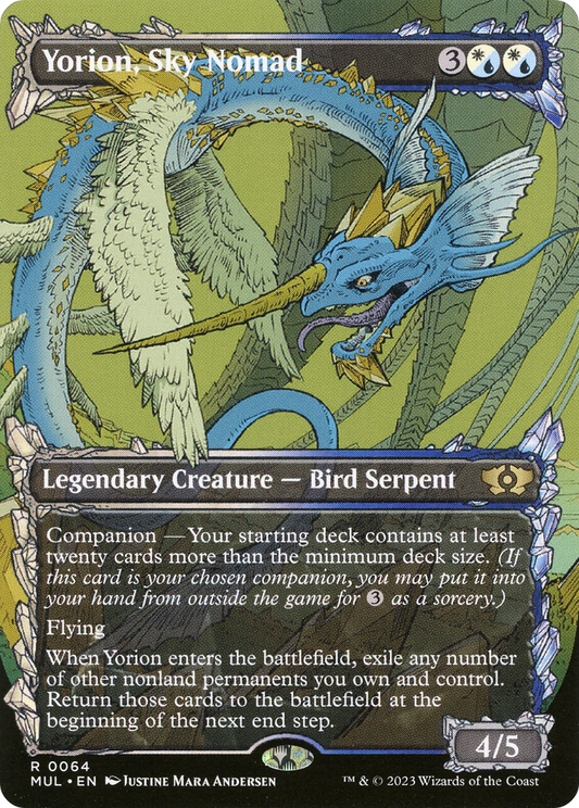 Yorion, Sky Nomad (MUL-064) (Showcase) (Borderless) (Foil)