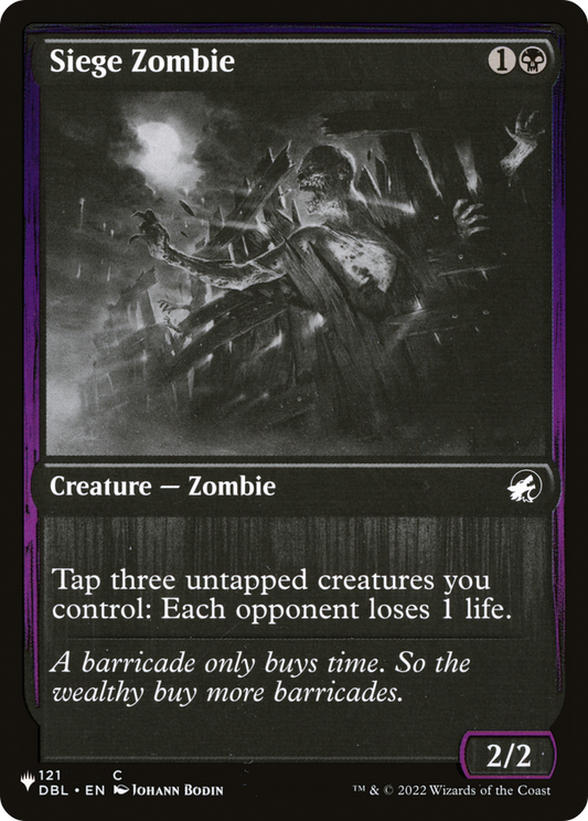 Siege Zombie (LIST-DBL-121)