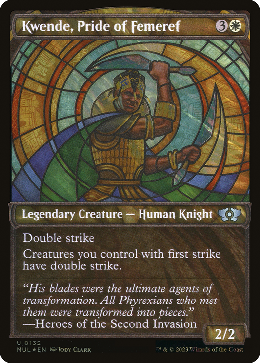 Kwende, Pride of Femeref (MUL-135) (Showcase) (Halo Foil)