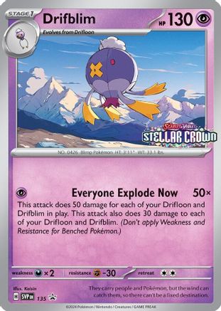 Drifblim (SVP-135) (Holofoil)
