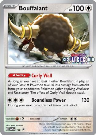 Bouffalant (SVP-136) (Holofoil)