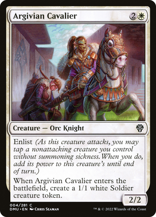 Argivian Cavalier (DMU-004) (Foil)